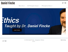 Tablet Screenshot of danielfincke.com